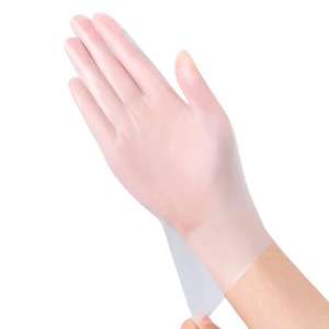 <b>Disposable</b> TPE <b>Gloves</b> Food Grade Thickened Durable Transparent Pull-Out Design for Catering Eating Crayfish PVC <b>Safety</b> <b>Gloves</b> - Product Image 2