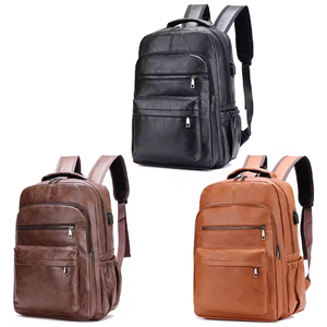 <span class=keywords><strong>Sac</strong></span> en <span class=keywords><strong>cuir</strong></span> PU Super september avec <span class=keywords><strong>sac</strong></span> de charge USB extensible de bonne qualité <span class=keywords><strong>sac</strong></span> à <span class=keywords><strong>dos</strong></span> pour <span class=keywords><strong>ordinateur</strong></span> portable de grande capacité pour hommes femmes - Product Image 2