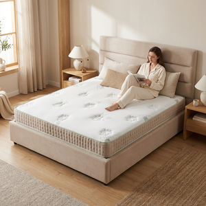 Colchón de Muelles Ensacados de Hotel 5 Estrellas, 33 cm de Grosor, Tamaño Queen/King, Ortopédico y Transpirable - Product Image 1