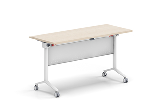 Mesa Plegable Apilable de Tamaño Personalizado de Fábrica OEM con Base de Aluminio, Mesa Plegable Móvil con Ruedas, MOQ Bajo - Product Image 1