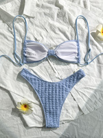 Traje de Baño Monokini/Bikini de Moda para Mujer 2026, Color Sólido con Diseño de Girasol, para Chicas Jóvenes