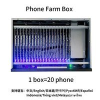 Boîtier de contrôle de groupe pour 20 smartphones Android - Dispositif de gestion en masse pour tests d'applications et marketing sur les réseaux sociaux