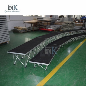 Escenario Portátil Plegable de Aleación de Aluminio para Eventos, Conciertos y Bodas, con Forma Personalizada al por Mayor - Product Image 2