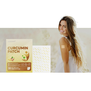 HODAF, fabricant leader d'OEM, patch transdermique à la curcumine, 30 pièces, patchs de curcuma à absorption élevée pour la santé cardiaque, logo personnalisé - Product Image 5
