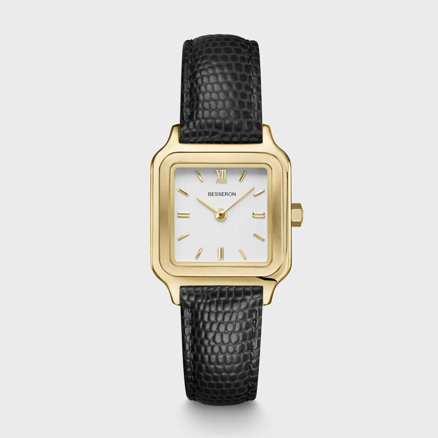 Gold case with Leather band