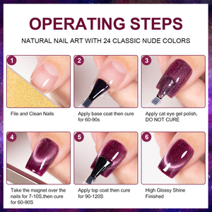 BOZLIN Vernis à <span class=keywords><strong>ongles</strong></span> gel magnétique professionnel effet diamant pour soirées disco, gel réfléchissant œil de chat OEM, sans HEMA, kit de vernis gel œil de chat - Product Image 4