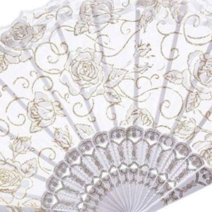 Abanicos Plegables de Bambú con Diseño de Amor, Impresión Personalizada, Elegantes y Grandes, Material Plástico Multiusos - Product Image 3