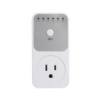 Mini Temporizador Digital Programable Multifuncional con Enchufe Manual, Pantalla LCD Mecánica, para UE, AU, EE. UU., Reino Unido, Francia, Brasil