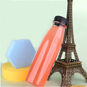 200ml 300ml Rỗng nhựa pet chai nước trái cây dùng một lần tái sử dụng container rõ ràng chai nước giải khát cho nước trái cây - Product Image 1