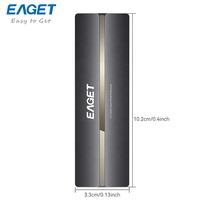 EAGET Boîtier SSD M.2 SATA & PCIe personnalisé en gros jusqu'à 10Gbps Interface Type-C 3.2 Prise en charge 6 To pour PC Boîtier SSD Boîtier Hdd