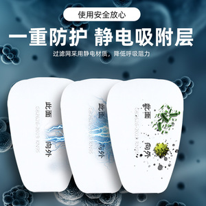 Nouveau masque anti-poussière à double cartouche avec protection au charbon actif pour le ponçage et la peinture au pistolet, protection contre les odeurs de pesticides, haute protection - Product Image 3