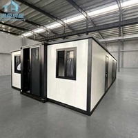 Casa Prefabricada Ecológica de Estructura de Acero Expandible de 40 pies con Doble Ala para Uso en Hoteles y Oficinas, Diseño Moderno Gratuito