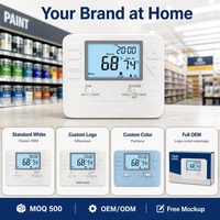 Thermostat programmable 24V en gros avec protection contre le retard du compresseur de 5 minutes, filtre HOLD, 2 piles AAA pour la maison en Amérique du Nord