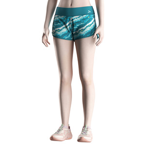 Pantalones Cortos Deportivos Profesionales para Mujer, Tela Elástica Suave, Diseño de Dobladillo Curvo para Maratón y Entrenamiento - Product Image 5