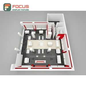Eco Friendly Designer Store Tempered Glass Floor Display Stand Shop Fitting Solution Franchise Clothing Store - Product Image 5