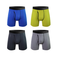 Sous-vêtements de compression tricotés respirants de couleur unie classiques personnalisés pour hommes – Vente en gros, haute qualité, élastiques, antibactériens, sans coutures
