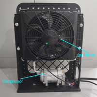 Climatiseur de stationnement pour cabine de camionnette 12V 24V 12/24 Volts, Climatiseur de camion 12V