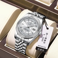   Montre pour homme 910 Sport Luxury Antique Business, boîtier en alliage d'acier inoxydable 43 mm, étanche, lumineuse, date, mouvement à quartz