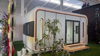 Meilleure vente Apple Cabin Office Trailer Petite maison Conteneur d'habitation préfabriqué Maison sur roues Remorque de bureau mobile