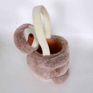 Cestino per uova di pasqua in <span class=keywords><strong>peluche</strong></span> marrone per bambini <span class=keywords><strong>peluche</strong></span> adorabile morbido <span class=keywords><strong>peluche</strong></span> ottimo regalo tutte le età compleanno - Product Image 5