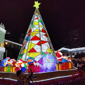 Aran — décoration de festival en plein air, grand arbre de <span class=keywords><strong>noël</strong></span>, commercial, en acrylique, avec changement de couleur brillante, taille de 10m, nouvelle collection <span class=keywords><strong>2022</strong></span> - Product Image 2