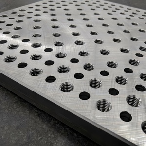 Plaque de fixation d'outillage en aluminium 6061 T6 pour usinage <span class=keywords><strong>CNC</strong></span> de précision, plaque de maintien de pièce personnalisée, plaque de fixation de table d'outillage - Product Image 1