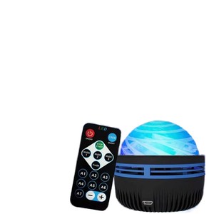 <strong>LED</strong> <strong>Mini</strong> Night Light Projector Star Swirl Light with Remote Control RGB Colorful Bedroom Home Decor Gift - Product Image 1