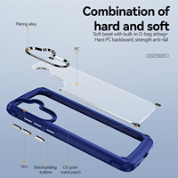 Casing HP Transparan Anti Jatuh Anti Benturan Empat Sudut untuk Samsung Galaxy A36 A37 A56 5G A17 4G A53