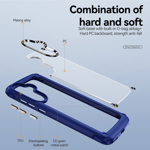Pour <span class=keywords><strong>Samsung</strong></span> <span class=keywords><strong>Galaxy</strong></span> A36 A37 A56 <span class=keywords><strong>5G</strong></span> A17 4G <span class=keywords><strong>A53</strong></span> <span class=keywords><strong>Coque</strong></span> de téléphone transparente anti-chute à quatre coins résistante aux chocs - Product Image 2