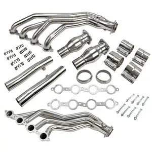 Stainless Long Tube Header Manifold ExhaustFit For Pontiac GTO 05-06 LS2 6.0L V8