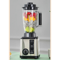 Batidora Comercial Eléctrica 2 en 1 con Molinillo de Carne y Cuchilla de Acero Inoxidable, 9500W, 2 Vasos, para Nueces, Zanahorias y Frijoles
