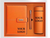 Coffret Cadeau de Bureau A5 : Carnet, Tasse Thermos, en Similicuir et Papier Dorland, Personnalisable, Haute Valeur Esthétique