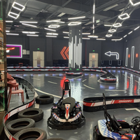 Barrières de piste de Kart de course, système de barrières de protection en plastique pour les pistes de course