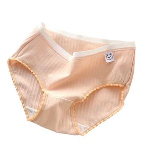 Groothandel Kant Afgezet Mid Taille Dames Puur Katoenen Ondergoed, Volledig Katoenen Kruis Antibacteriële Driehoek Broek - Product Image 5