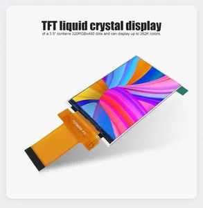 Panneau d'affichage à écran tactile TFT LCD, Polcd 2.4 2.8 3 3.5 3.97 4 4.3 TFT, SPI, RGB, MIPI, 12, 24, 37, 40, 50 broches, 50 broches