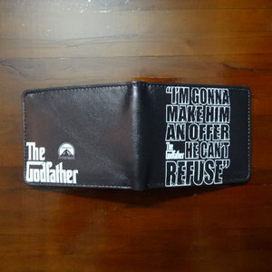 Cartera Dollar Price The Godfather, Carteras para Hombre de la Película <span class=keywords><strong>El</strong></span> <span class=keywords><strong>Padrino</strong></span>, Monedero Corto con Tarjetero y Monedero - Product Image 3