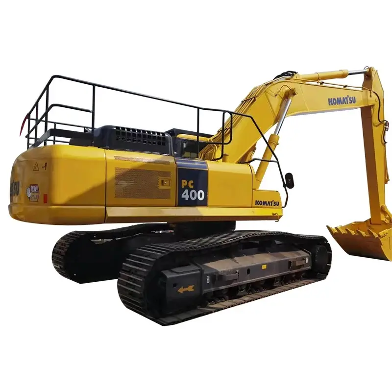 Di seconda mano giappone cingolato escavatore scavatore macchina komatsu pc200 escavatore utilizzato komatsu PC400 in magazzino