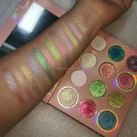 Wholesale Daily Party Professional Verwenden Sie langlebige Pigment Matte Shimmer Mix Neutrale warme Töne Lidschatten-Palette mit Spiegel