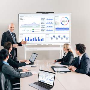 칸솔링크 블랙 USB 4K 화상 회의 카메라 90도 광각 마이크 스피커 자동 프레이밍 인터랙티브 화이트보드용 - Product Image 5