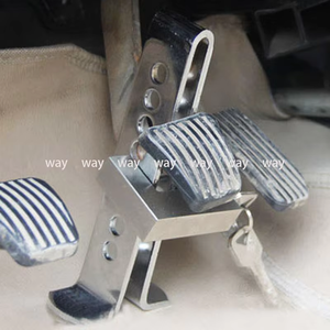 Verrouillage universel de pédale de <span class=keywords><strong>frein</strong></span> automatique en acier inoxydable, outil de sécurité pour accélérateur d'<span class=keywords><strong>embrayage</strong></span> et d'accélérateur de <span class=keywords><strong>voiture</strong></span>, pièces automobiles antivol - Product Image 2