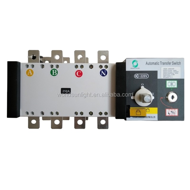 CE Automatic Changeover Switch 16A~3200A 3P,4P Single Phase Automatic Electrical Transfer Switch