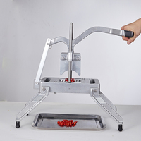 Haute qualité manuel commercial coupe de légumes ondulé hachoir à pommes de terre oignon tomate trancheuse Machine