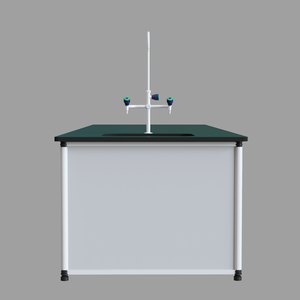 C منضدة عمل إطارية شاملة لمختبرات الكيمياء الفيزيائية وعلم الأمراض مع حوض - Product Image 2