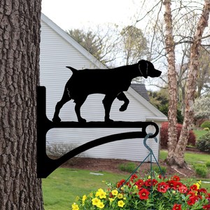 <span class=keywords><strong>Bretagne</strong></span> métal plante cintre personnalisé chien plante cintre acier <span class=keywords><strong>plantes</strong></span> support robuste support crochet jardin décor extérieur décoration - Product Image 3
