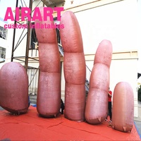 Main publicitaire gonflable pour les événements de vulgarisation scientifique à l'hôpital - Main publicitaire gonflable personnalisée