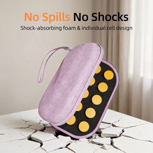 High Quality 15 Slots Diabetic Insulin Peptide Cooler <b>Bag</b> 10ml Vial Holder Shockproof Waterproof Lightweight <b>Mini</b> EVA Insulin - Product Image 3