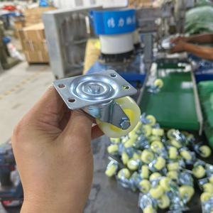 <span class=keywords><strong>Roulettes</strong></span> de service générale CMCL 45 mm, fabricants de <span class=keywords><strong>roulettes</strong></span>, vente en gros, polypropylène, plaque pivotante de 2 pouces, canapé, présentoir, roulette rigide - Product Image 2