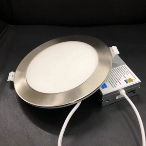 6 gói 6inch 12W + 3W bàn chải Nickel siêu mỏng LED Đèn trần với ánh sáng ban đêm có thể lựa chọn CCT 1800K-3000K 1200lm - Product Image 4