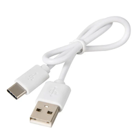 Câble de charge rapide USB Type-C 2A de 30 cm pour téléphones Android, batteries externes, montres connectées, enceintes, conducteur en cuivre pur