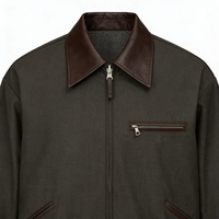 Vêtement d'arts martiaux au design irrégulier multi-formes Vêtement d'extérieur Vintage Personnalisé Coupe-vent Regular1 Veste Streetwear Haute qualité